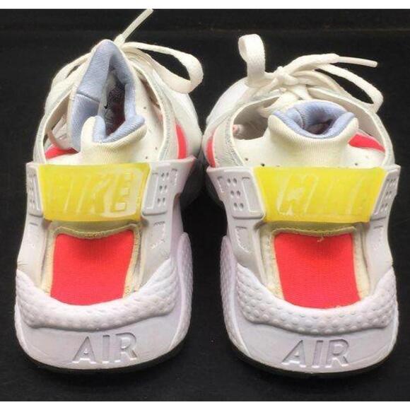 Nike Air Huarache Run White Bright Crimson Volt DH4439-106 sz 8 Retro Women's - Picture 2 of 6